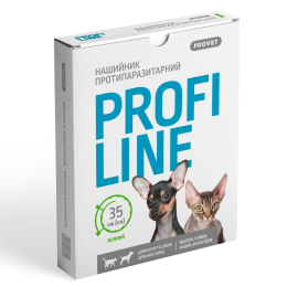 Купити ProVET PROFILINE Нашийник для котів та собак 35 см, зелений