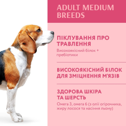 Сухий корм - Сухий корм Optimeal з індичкою для дорослих собак середніх порід