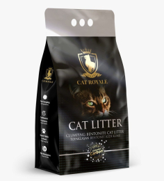 Наповнювач для туалету - CAT ROYALE Комкуючий бентонітовий наповнювач для котячого туалету, з активованим вугіллям