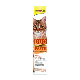 Купити GimCat Duo Paste Anti-hairball malt with cheese Паста для котів з чутливим травленням мальт та сир