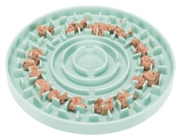 Купити Trixie Junior Миска для цуценят для повільного годування, блакитна