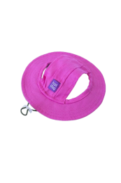 Прогулянки - Hat-Dog Панама з льону для собак, ягідний смузі