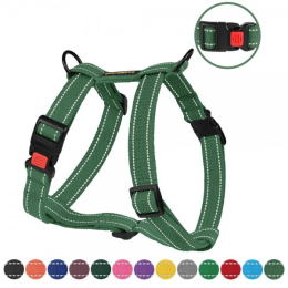 Купити Bronzedog Cotton Брезентова Н-подібна шлея для собак, армійська