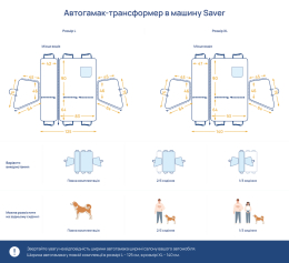 Купити Harley and Cho Saver Gray Автогамак в салон авто
