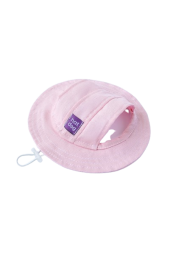 Купити Hat-Dog Панама з льону для собак, рожева