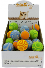 Іграшки - AnimAll Fun Cat Набір-коробка іграшок для котів, 36 шт