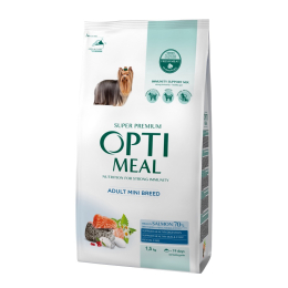 Сухий корм - Сухий корм Optimeal з високим вмістом лосося для дорослих собак мініатюрних порід