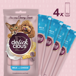 Купити Delickcious Кремові ласощі – молоко з сиром