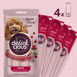 Купити Delickcious Кремові ласощі – з качкою та додаванням журавлини