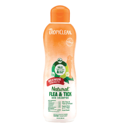 Купити TropiClean Flea & Tick Шампунь "Максимальна сила" від бліх і кліщів, для собак