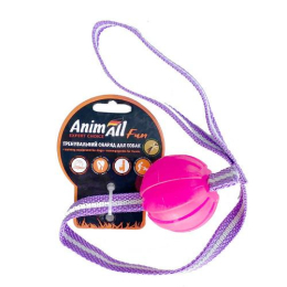 Купити AnimAll Fun Іграшка для собак, тренінг м'яч кораловий зі шлейкою