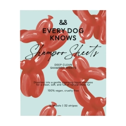 Купити Every Dog Knows DEEP CLEAN SHAMPOO SHEETS 16 SHEETS Листовий шампунь для глибокого очищення шерсті