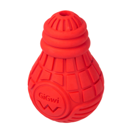 Іграшки - Collar GiGwi Bulb Rubber Іграшка для собак, Лампочка резинова, червона