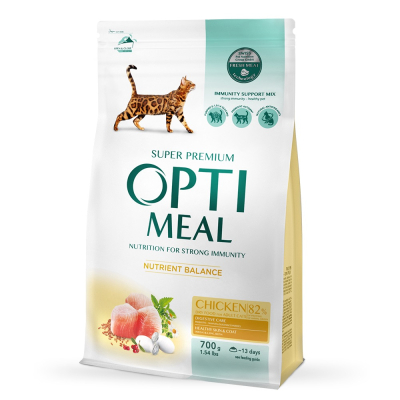 Сухий корм - Сухий корм Optimeal з куркою для дорослих котів
